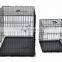 Wholesale Black Metal Pet Dog Crate Durable Outdoor Large Folding Pet Dog Cage