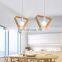 Led Creative Simple Restaurant Chandelier Modern Pendant Light Warm White