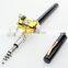 Mini Portable Pocket Fish Pen Aluminum Alloy Fishing Rod Pole Reel pesca Wholesale Children rods gift