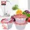 Hot Selling Plastic Food Storage Microwave-safe base freezer dishwasher safe BPA free 1400ml Container