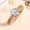 JW 6244 Charm Chain Stainless Steel Bracelet Quartz Classic Metal For Women Watches Silver