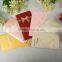 Embossed Paper for Simple Elegant Red Colour Wedding Invitations