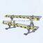 Dumbbells Set Rack Keeper Commercial Home Gym Equipment 2 Rows Lines Dumbbell Rack for 10 Pairs Dumbbell