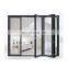 Exterior Glass Aluminium Glass Doors Accordion Doors European Style Luxury Large Folding Aluminum Alloy Modern Garden SP100