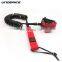 UNDERICE Red 7MM 10FT Leg Rope Coild Paddle Board Leash For SUP Safe Surfing