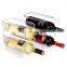 High Quality Transparent BPA Free Water Bottle Pantry Cabinet Storage Organizer Stackable Plastic Wine Rack Holder