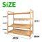 4 Tier Bamboo Shoe Rack Storage Rack Organizer Rack