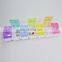 Hot Sell Large Compartment Weekly Pill Box Cases 7 Days Pill Box Organizer With Spring Open