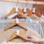 Private Label Professional Personalised Heavy Duty Plastic Coat Customised Anti Theft Pink Travel White Hangers
