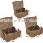 High quality hand-woven seaweed storage boxes in a variety of sizes bathroom storage baskets bedroom storage boxes