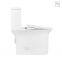 CUPC certified bathroom ceramic one piece skirted elongated toilet