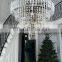 Large High Ceiling Multi-Tier Round Chandelier Home Hotel Chain Crystal Luxury Modern Chandelier