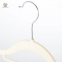 Non Slip High Quality Kids Velvet Plastic Clothes Hangers Metal Hook Multicolour Flocked Suit Coat Clothes Velvet Hangers