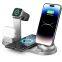 3-in-1 Countertop Charging Stand Multi-function Magnetic Wireless Charger 15W High Power Safe and Fast Charging