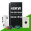 48kw Solar System Hybrid Inverter Solution on grid off grid and battery