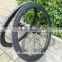 FLX-WS-TW06 : Carbon Matt Cycling Road Bike Bicycle Tubular Wheelset 60mm Rim ( Basalt Brake Side )
