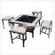 2015 New design outdoor mosaic fire pit table chair sets