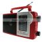 Fancy Red Classical Design Portable Analogue AM FM Radio