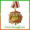 2015 newest die casting engraved medal gold silver plated medal keychain