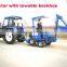 towable backhoe movable backhoe with independent engine and sunproof