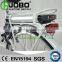 250W Brushless Front Hub Motor Lithium Ion Electric Bicycle For Female