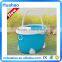 2015 most popular 2 device hand spin mop with color box