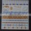 flash tattoos Newest Temporary gold silver blue color tattoos 10.5*21CM