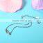 925 silver unique heart cz bracelets for women
