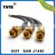 YUTE brand truck parts using rubber high pressure flexible air brake hose
