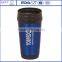 2015 Insulated Plastic Travel Mug With Stainless Steel Outer