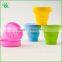 2015 Portable Heat Resistance Folding Silicone Cup for Travel