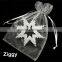 Acrylic Snowflake Christmas Tree Decorations Set of 3
