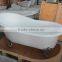 1700mm long classic slipper cast iron bath tub with gold clawfoot