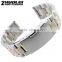 14|16|18|19|20|22|24mm high quality imported stainless steel Watch Band with double click stainless steel buckle