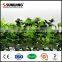 vertical green wall plastic garden fence panels hedge plant