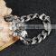 New Fashion Custom Men Jewelry 316L Stainless Steel Viking Bracelet With Skull