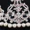Rhinestone Wedding Tiara,Bridal Hair Accessories Pearl Tiara And Crown