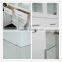 Modern design white wooden file cabinet design with showcase for European