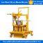Light moveable concrete hollow block machine QT40-3c for sale