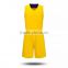 new season custom wholesale yellow basketball jersey