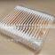 Double tipped natural wooden sticks cotton Q-tips