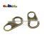 25.5*13.5mm Metal Zipper Pull Tap Zinc Alloy Antique Brass For DIY Zipper Sliders #FLQ154-BR