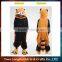 Hot sale sort plush kids animal costume realistic mascot costume