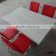 acrylic resin tables with metal leg