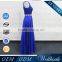 Factory Directly See Through Chiffon Indigo Evening Dress