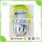 Double-deck cooler bag triangle lunch bag with handles