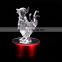 Wholesale Alibaba Chinese Zodiac Handicrafts Crystal Rooster Craft Gift figurine furniture