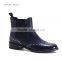 Cool british style fashion pu short western woman botas militares