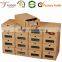 Custom Printed Corrugated Shoe Packaging Box Folding Shoe Storage Box With Drawer