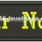 RECTANGULAR CUSTOM EMBROIDERED NAME TAG Sew on patch Quality Badge